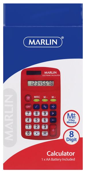Marlin Dummy solar calculator 8 digit in box