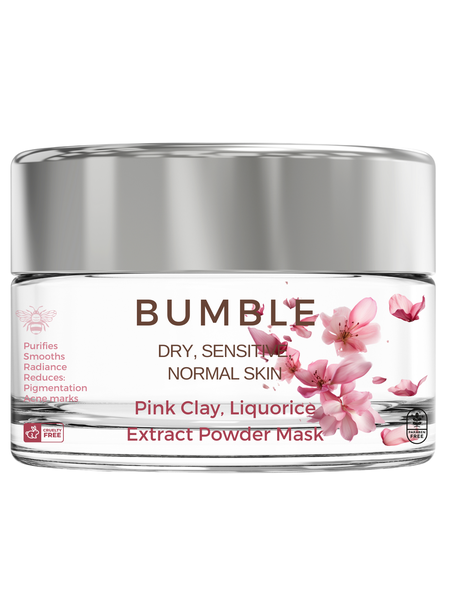 Pink Clay &amp; Liquorice Extract Powder Face Mask