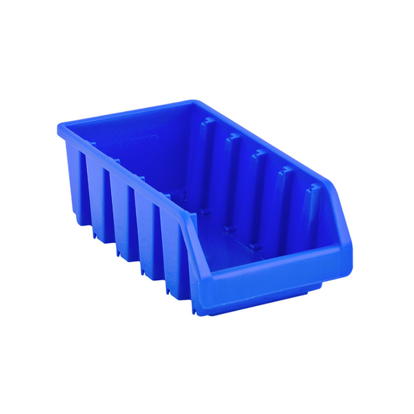 Plastic Crate/Bin No 1 - Blue - 115mm x 110mm x 75mm - Bulk Pack of 20