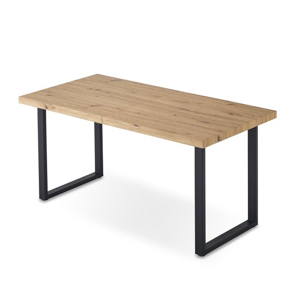 Dining Room Table Wood - Adjustable Length 1.5 - 2m