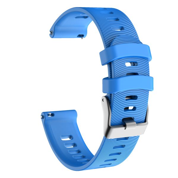 Silicone Strap for Garmin 645/245/Vivomove/S40-Sky Blue