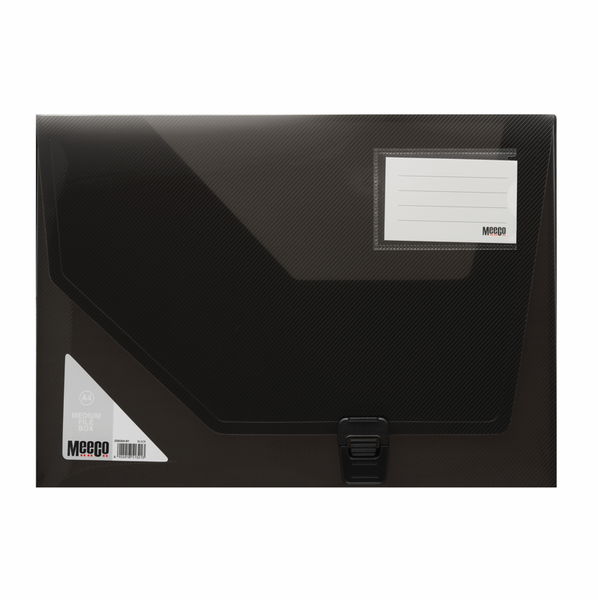 Meeco File Box - Large Black