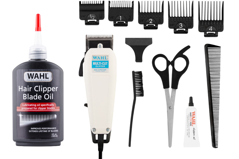 Wahl Multi Cut Corded Hair Clipper Kit + Hair Clipper Oil 120ml