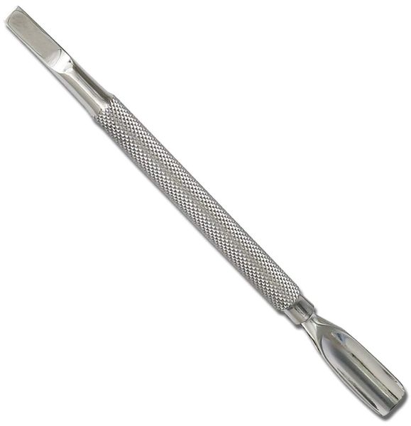 Steel Cuticle Pusher Double Sided Manicure and Pedicure Tool