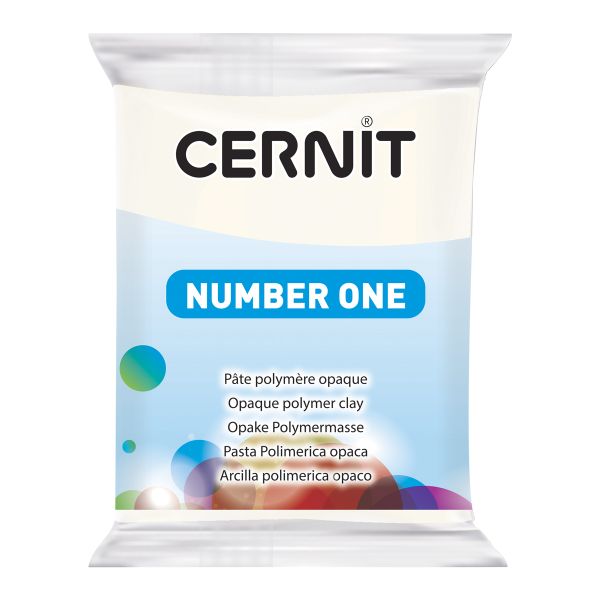 Cernit No 1 56g - White Opaque - Pack of 3