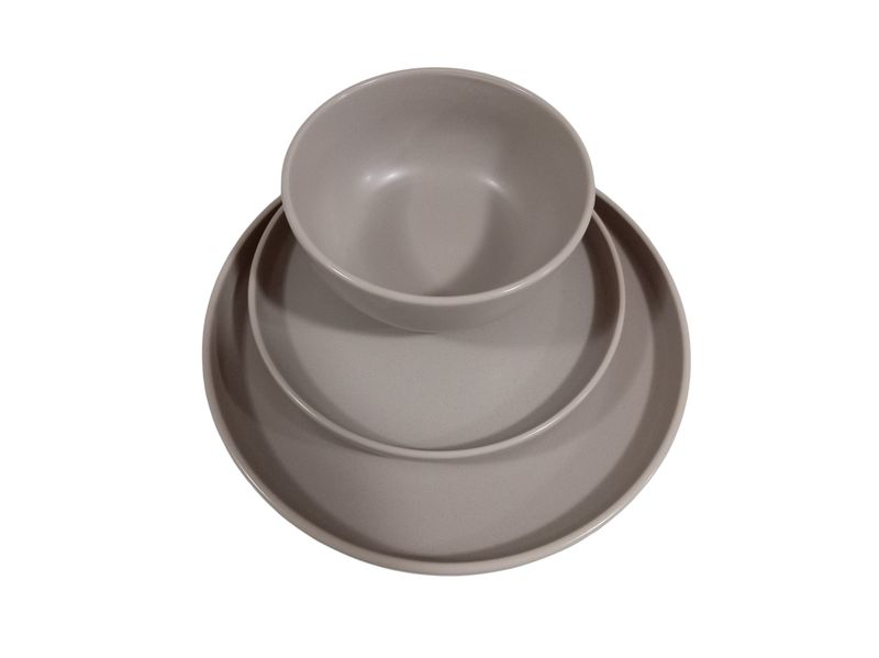 12 Piece Beige Dinner set