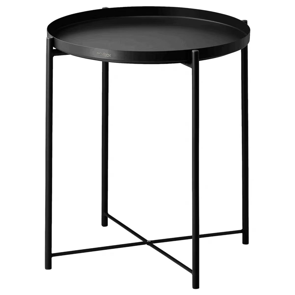 Metal Round Side Table Tray Table Coffee Table