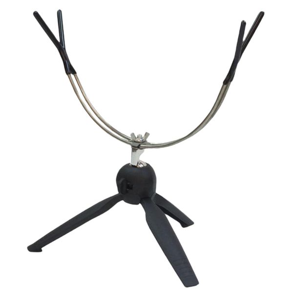 Camping Aluminium Alloy Pyramid Tripod Fishing Rod Stand (27cm)