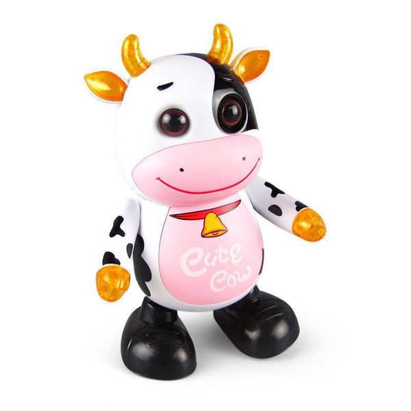 Cute Cow Electric Toy, Cartoon Walking Cow Toy For Kids