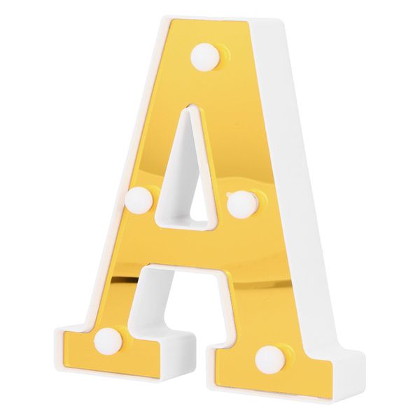 A-Shape English Alphabet LED Letter Lamp