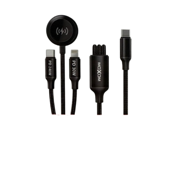 Moxom Lx-Cb916 Wireless Magnatic Watch Charger &amp; Multi-Device Charge Cable