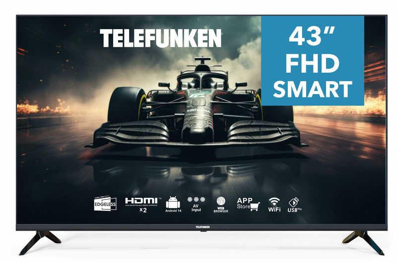 Telefunken 43" TLEDDS-43 FHD Full HD Android Smart TV