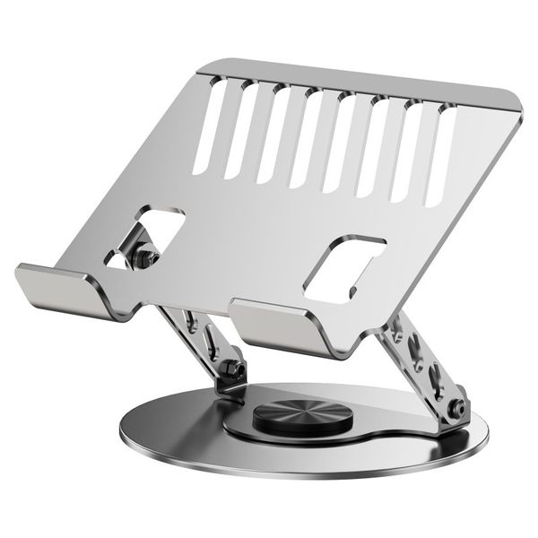 Laptop Stand Aluminum Adjustable 360 Rotating Tablet Macbook Stand General