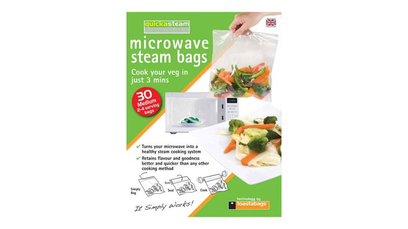 Quicksteam Toastabags - Pack of 30 - Healthy Eating Food Steamer Bags