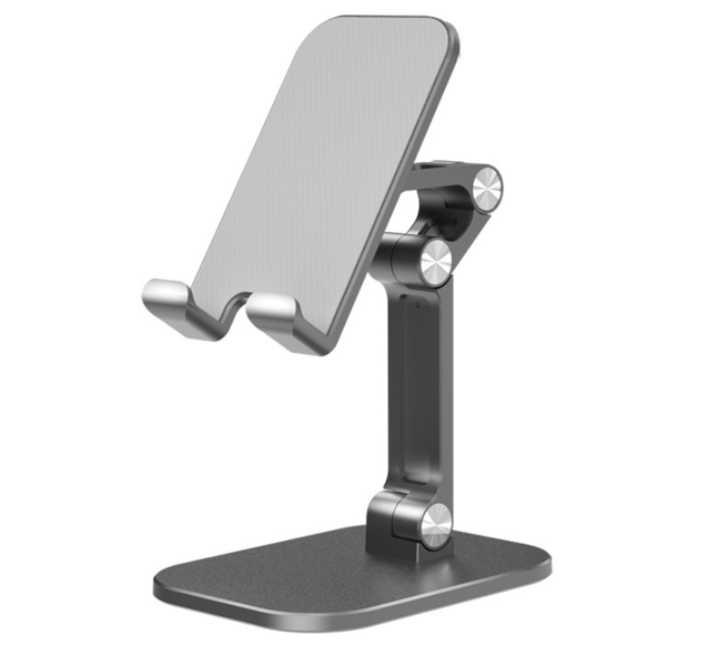 Alloy durable phone stand, portable foldable telescopic tablet phone stand