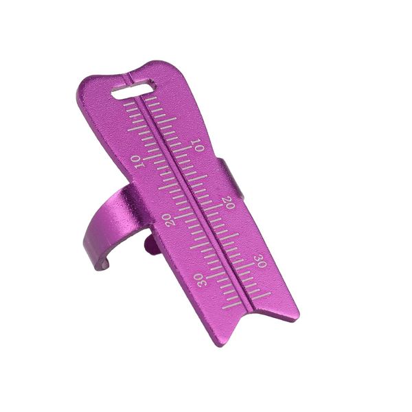 Finger Ruler Aluminium Endodontic Measuring Ring Purple