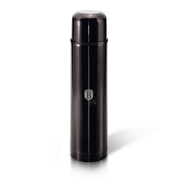 Berlinger Haus 1L Stainless Steel Thick WalledVacuum Flask - Black