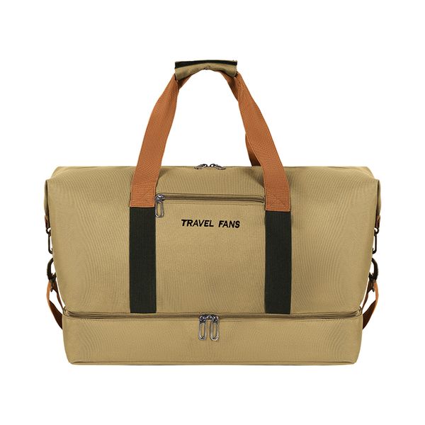 Large Capacity Travel Duffel Bag with Shoe Compartment