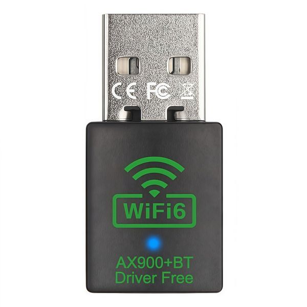 Wifi 6 Usb Adapter Ax900mbps, Dual Band 2.4g/5g, Bluetooth 5.4, For Pc