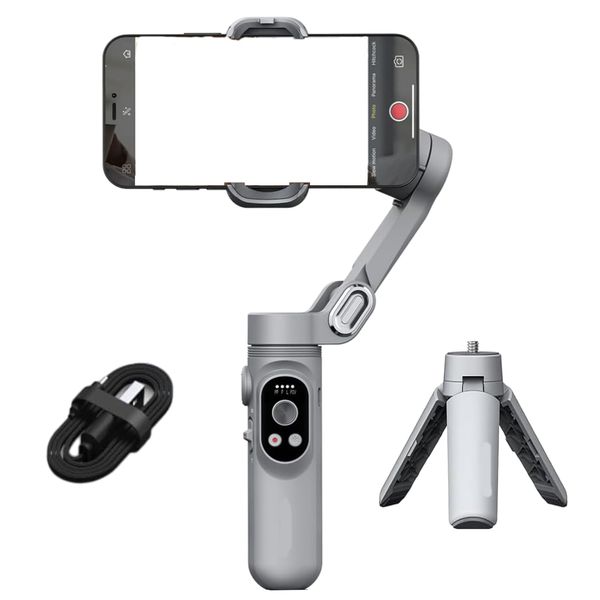 3-Axis Smartphone Gimbal Stabilizer &amp; Tripod For Streaming &amp; Videography
