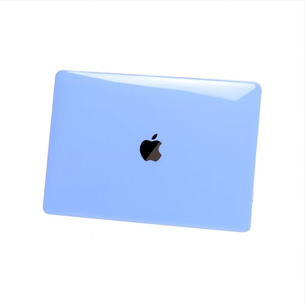 Solid Blue Plastic Laptop Protective Case - 13.6 Air