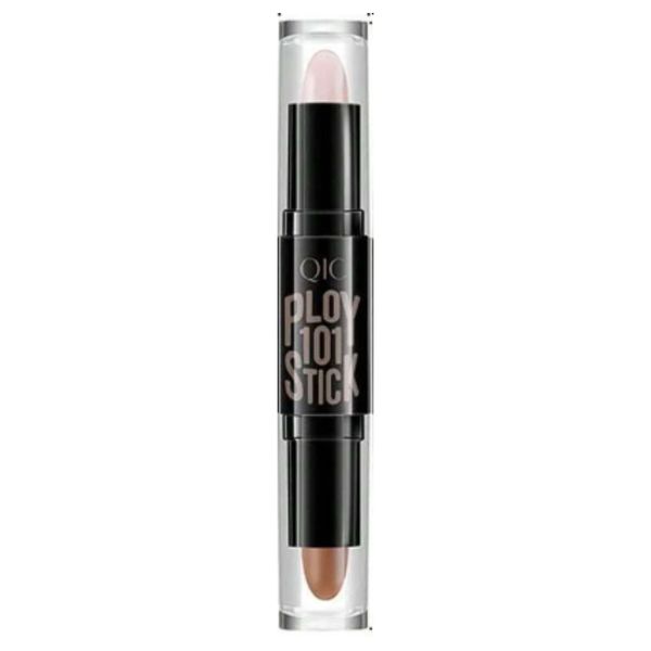 QIC 2-Color 3D Makeup Double Contour &amp; Concealer Stick No. 2 Lotus Pink