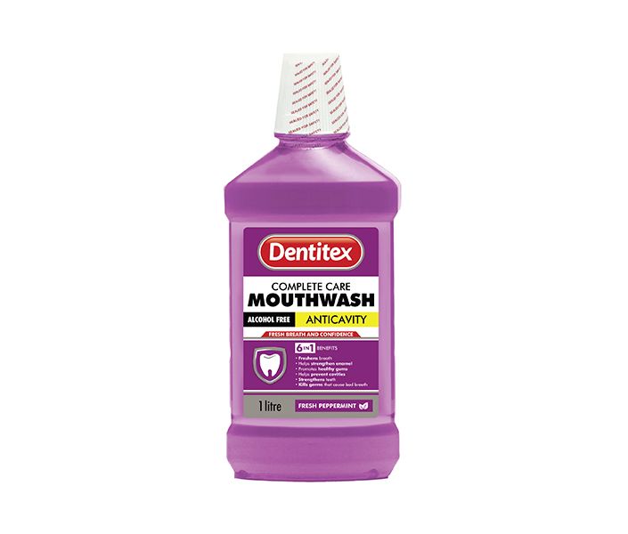 Dentitex Mouthwash Fresh Peppermint 1lt - Alcohol Free