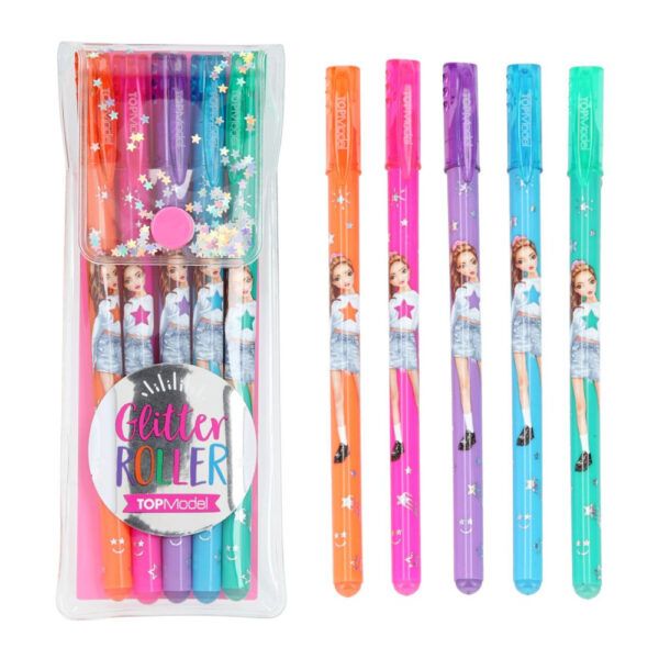 TOP MODEL Neon Gel Pen Set 5 Set - D5935