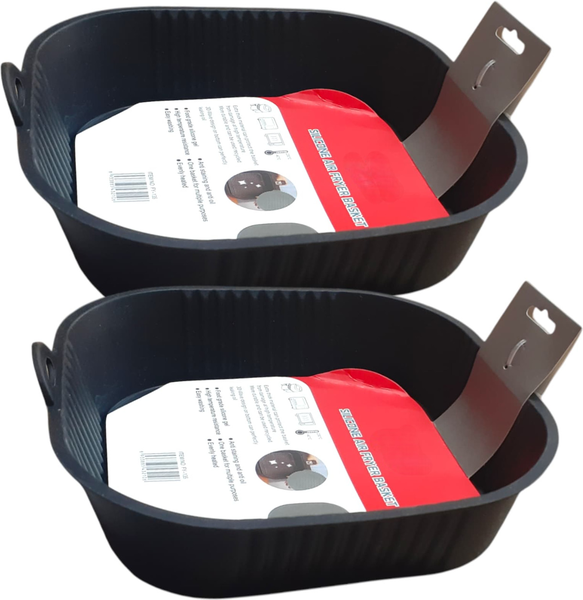 Anv 2 Piece Black Silicone Multi-Cooker