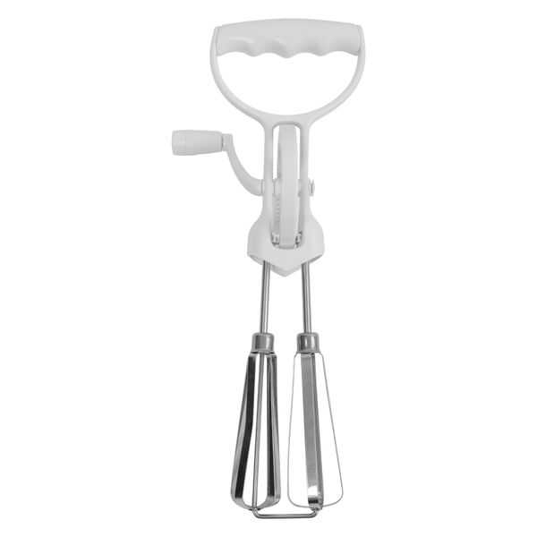 Regent Egg Beater White Abs Plastic and Stainless Steel