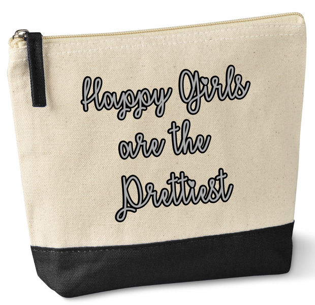Cotton Make Up Bag - Happy Girls