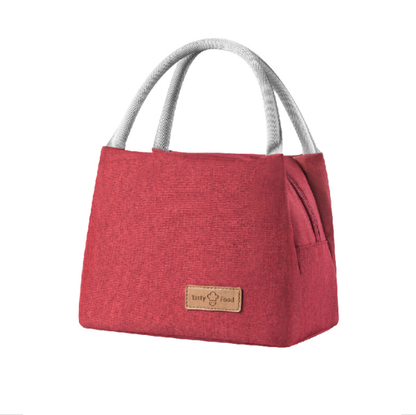 Plain Foil Insulated Lunch Bag for School, Office, and Outdoors