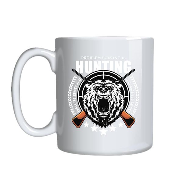 Problem Solving Is Hunting Mug Gift Idea 134