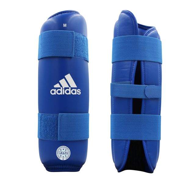 Adidas Wako Kickboxing Shin Guards Satan Blue Small