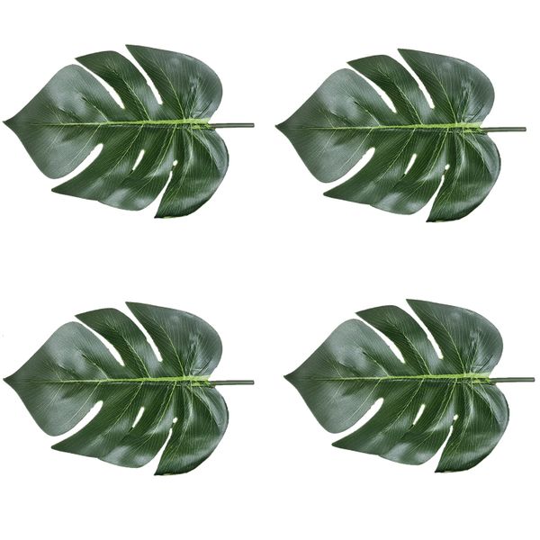 Artificial Faux Large Plant Leaf Delicious Monstera Deliciosa Leaf