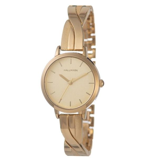 Hallmark Ladies Champagne Dial - Gold -30mm