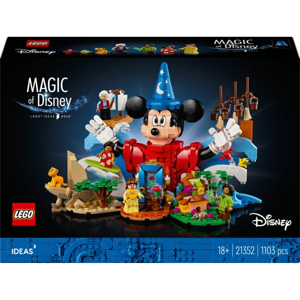 LEGO® Ideas Magic of Disney Set, Gift for Adults 21352