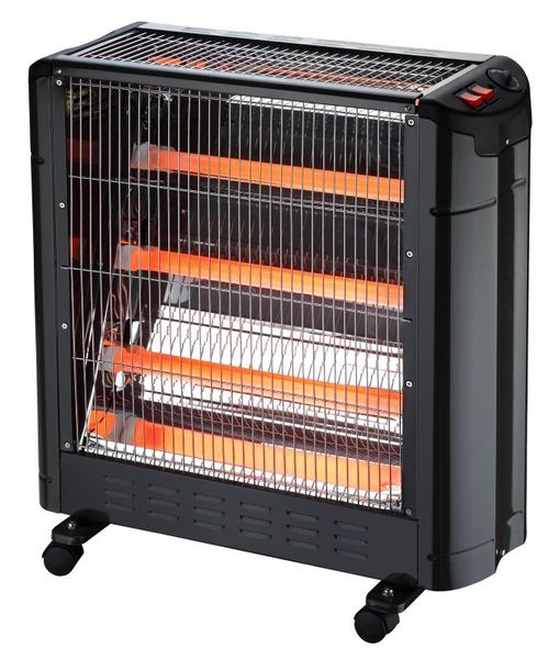 LUXELL - 3 Large Bar Heater, Thermostat and Safety Switch - Powerful - 2400W - LX-1503