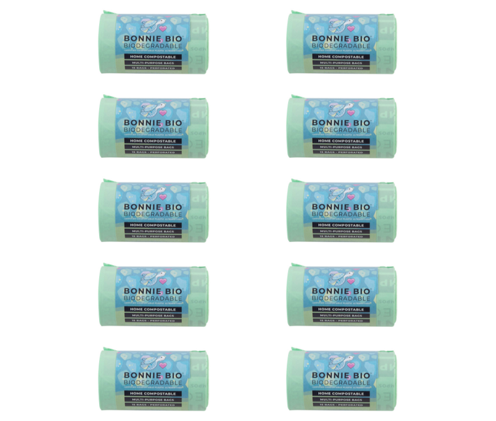 Bonnie Bio - 150 Compostable Biodegradable Bags 2-2L