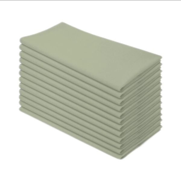 Posher Set of 16 Polyester 60cm X 60cm Table Napkins