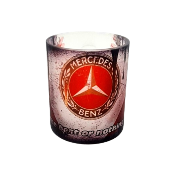 Frosted Mercedes Benz Themed Mug
