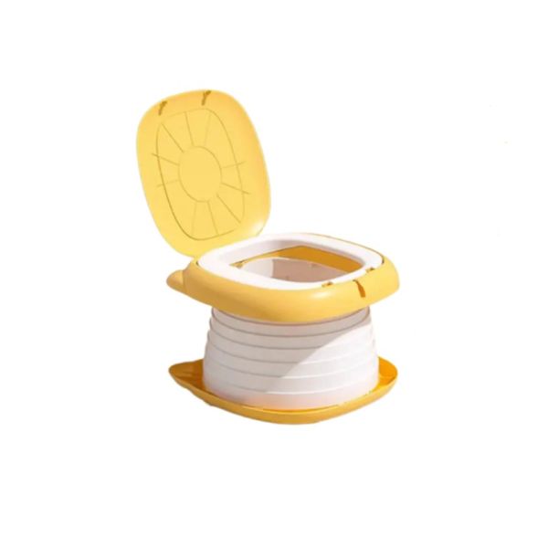 Removable Baby Travel Toilet Trainer Folding-Yellow