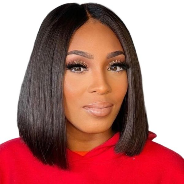 10 inch 5x5 HD Lace Wear and Go Glueless Wig Human Hair Lace Front Closure