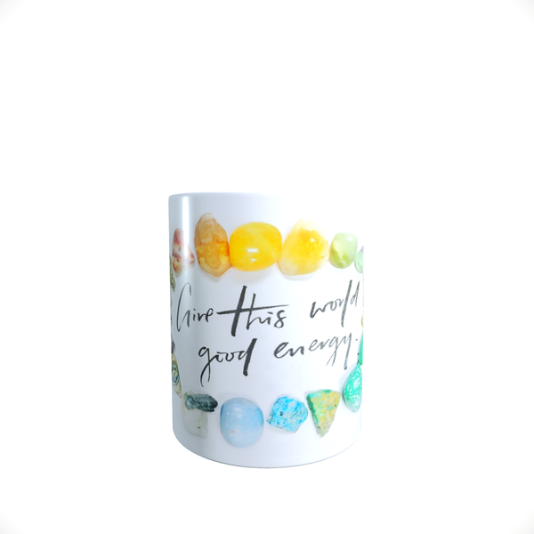 Crystal Quote - Good Energy - Coffee Mug