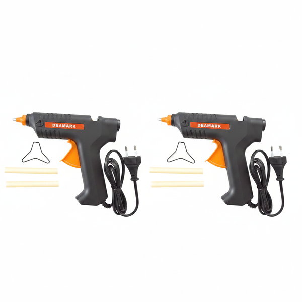 Deamark 80W Professional Glue Gun for Crafting and Repairs - 2 Pack