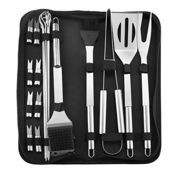 Camping Braai BBQ Tools 18 Piece Set