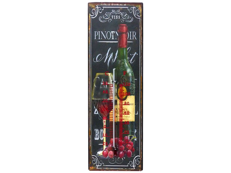 Baytiques - Wall Thermometer Wine Bottle 8X25