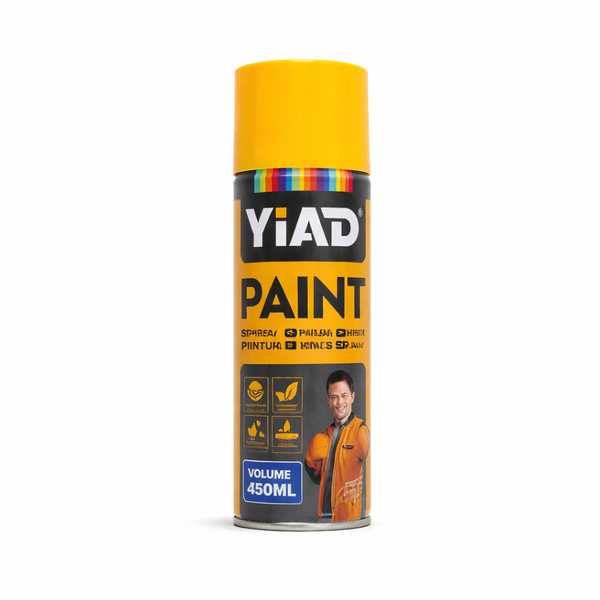 YIAD 59862 Spray Paint - Orange Yellow - 450ML