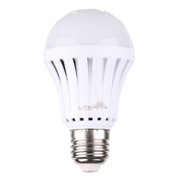 LITEMATE- Rechargeable A70 E27 LED Light Bulb - (5W) Cool White