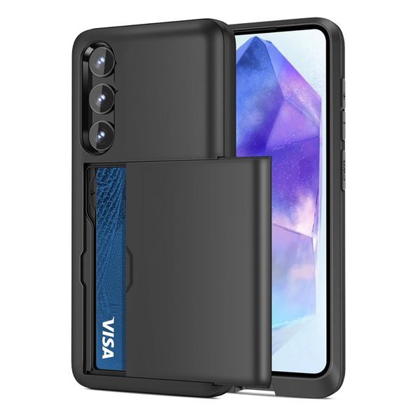 Hard SGP Rugged Case Safeguard with Hidden Card Slots Compatible with Samsung A36